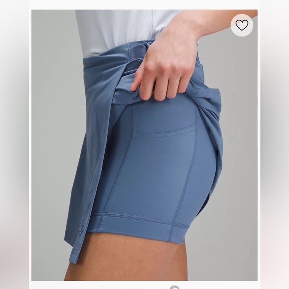 NWT Lululemon Wrap-Front MR Golf Skirt  / Oasis Blue - Picture 8 of 9